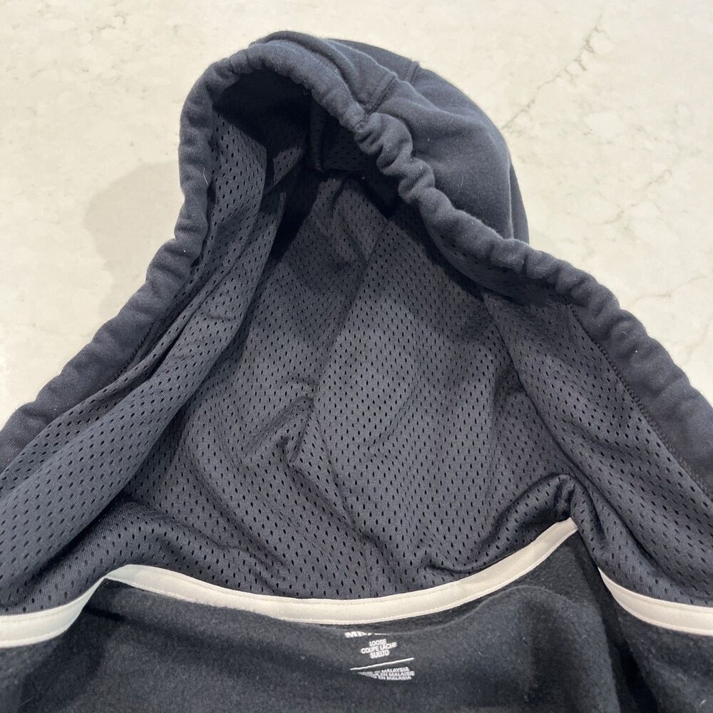 Under Armour Project Rock Crop Cropped Hoodie Womens Medium Black Full Zip - Picture 5 of 11